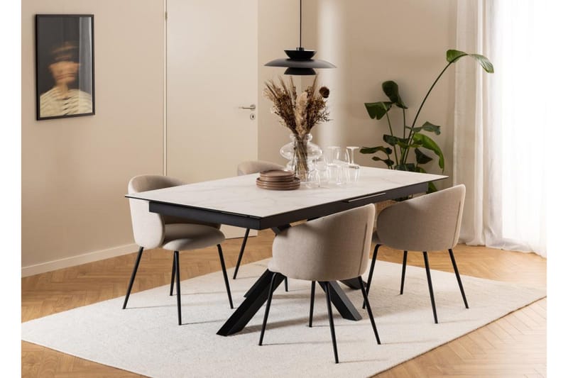 Sarad Karmstol - Beige - Möbler - Stolar & fåtöljer - Matstol & köksstol