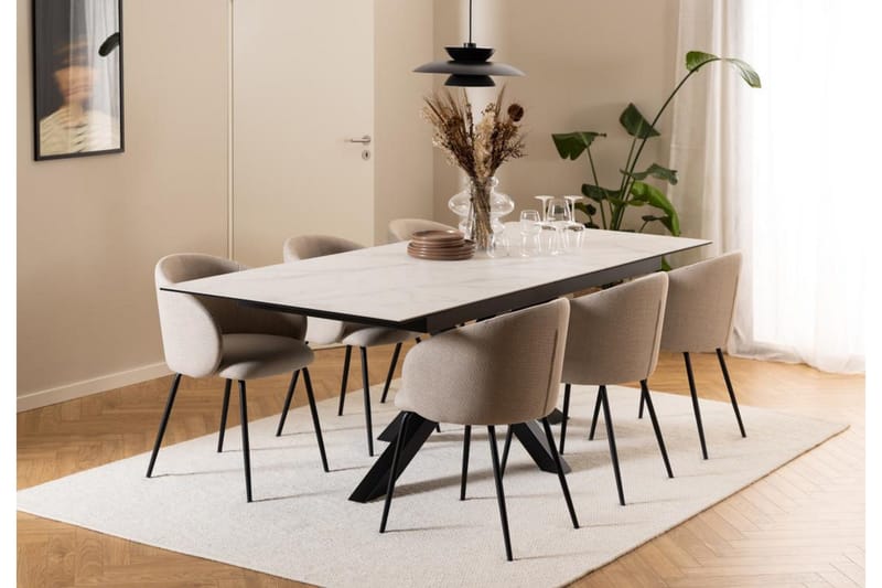 Sarad Karmstol - Beige - Möbler - Stolar & fåtöljer - Matstol & köksstol