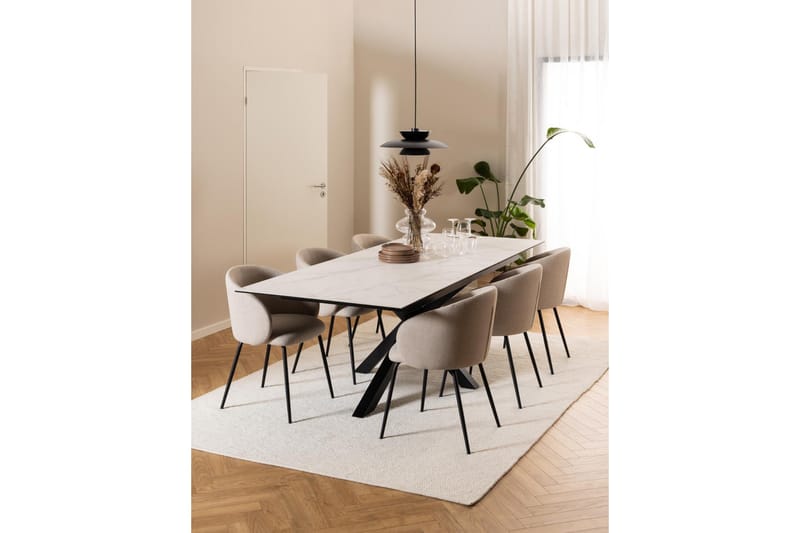 Sarad Karmstol - Beige - Möbler - Stolar & fåtöljer - Matstol & köksstol