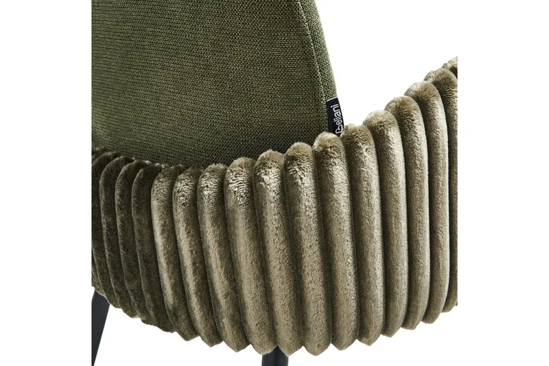 Set med 2 barstolar Amity - Grön, Svart - Möbler - Stolar & fåtöljer - Barstol & barpall