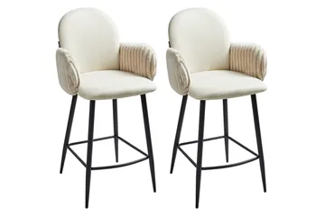 Set med 2 barstolar Amity