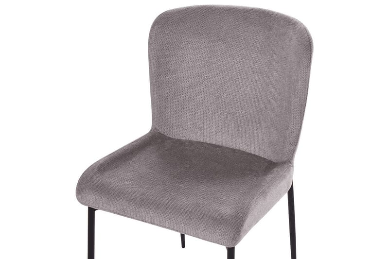 Set med 2 matstolar Ada - Mörkgrå, svart - Möbler - Stolar & fåtöljer - Matstol & köksstol