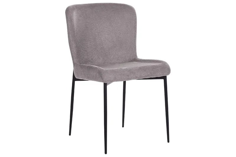 Set med 2 matstolar Ada - Mörkgrå, svart - Möbler - Stolar & fåtöljer - Matstol & köksstol