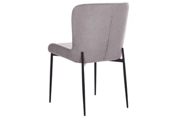 Set med 2 matstolar Ada - Mörkgrå, svart - Möbler - Stolar & fåtöljer - Matstol & köksstol