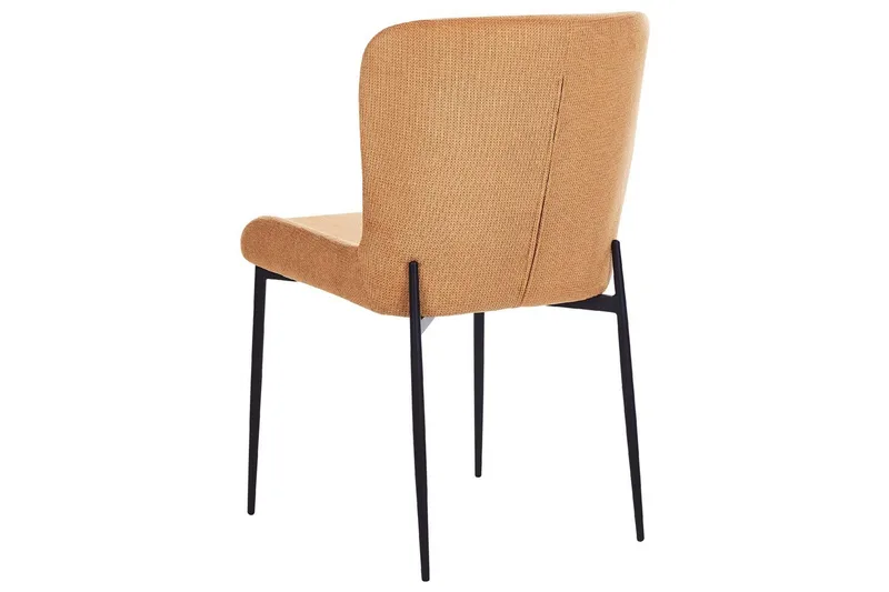 Set med 2 matstolar Ada - Orange, svart - Möbler - Stolar & fåtöljer - Matstol & köksstol