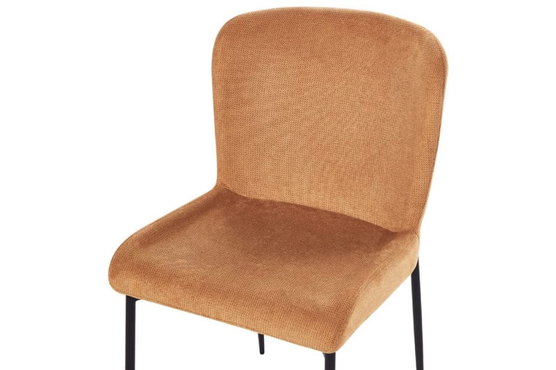 Set med 2 matstolar Ada - Orange, svart - Möbler - Stolar & fåtöljer - Matstol & köksstol