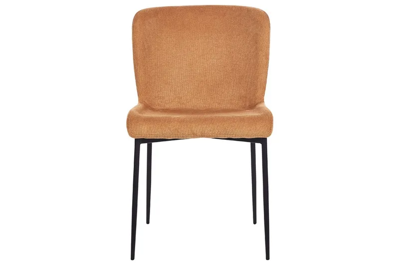 Set med 2 matstolar Ada - Orange, svart - Möbler - Stolar & fåtöljer - Matstol & köksstol