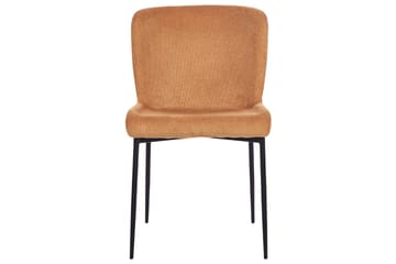 Set med 2 matstolar Ada - Orange, svart - Möbler - Stolar & fåtöljer - Matstol & köksstol
