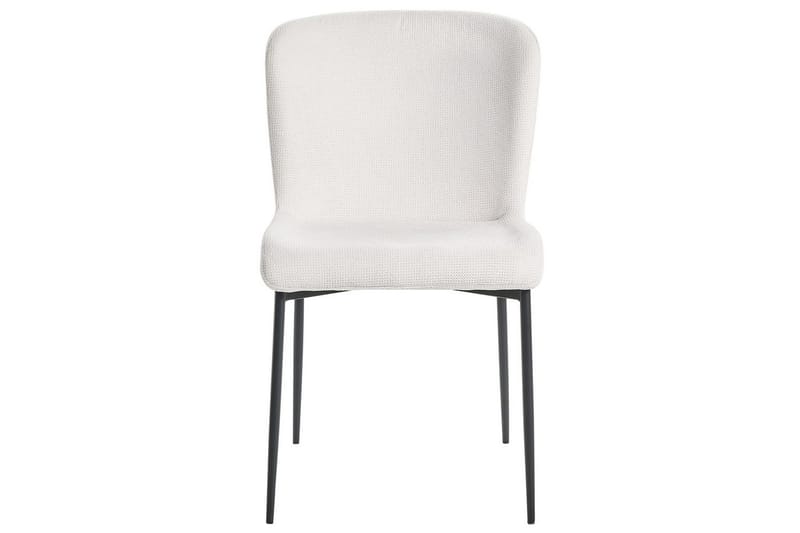 Set med 2 matstolar Ada - Vit, Svart - Möbler - Stolar & fåtöljer - Matstol & köksstol