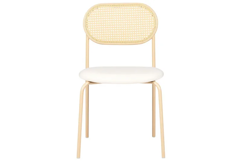 Set med 2 matstolar Adaver - Ljus trä, beige - Möbler - Stolar & fåtöljer - Matstol & köksstol