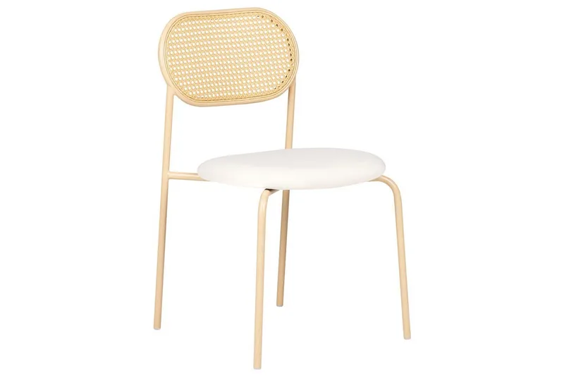 Set med 2 matstolar Adaver - Ljus trä, beige - Möbler - Stolar & fåtöljer - Matstol & köksstol