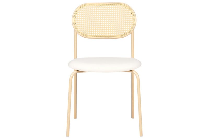 Set med 2 matstolar Adaver - Ljus trä, beige - Möbler - Stolar & fåtöljer - Matstol & köksstol