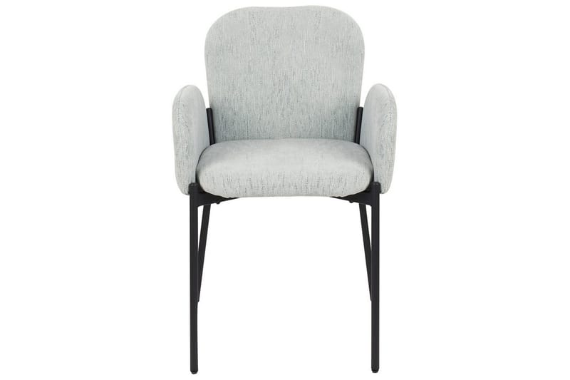 Set med 2 matstolar Albee - Mintgrön, Svart - Möbler - Stolar & fåtöljer - Matstol & köksstol