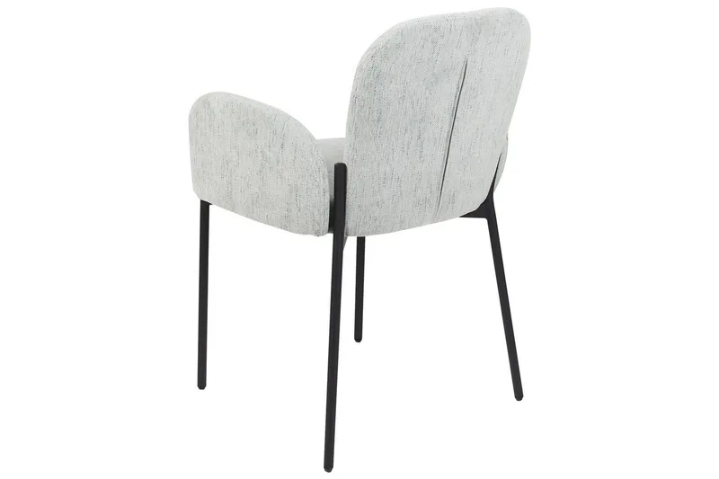 Set med 2 matstolar Albee - Mintgrön, Svart - Möbler - Stolar & fåtöljer - Matstol & köksstol