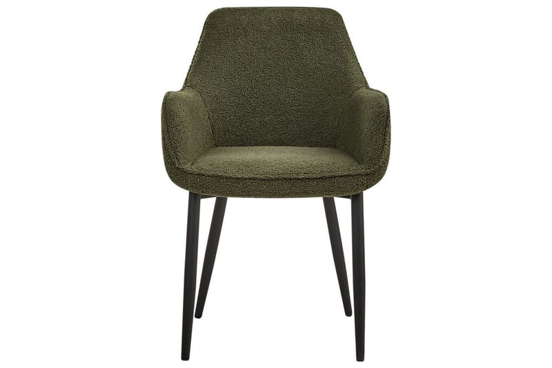 Set med 2 matstolar Alden - Grön, Svart - Möbler - Stolar & fåtöljer - Matstol & köksstol