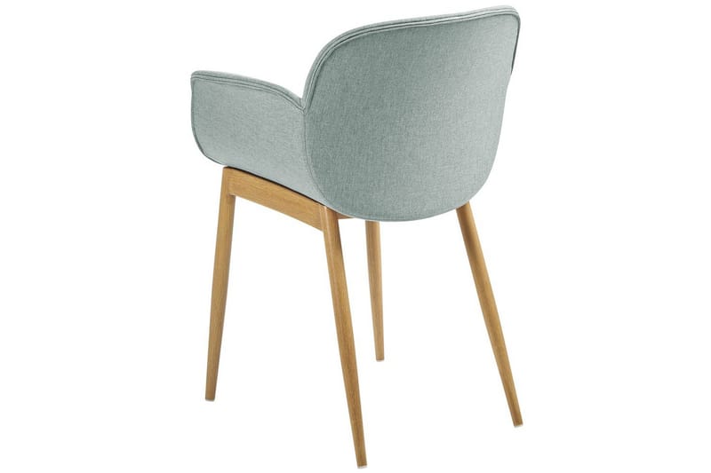 Set med 2 matstolar Alice - Grönt, ljust trä - Möbler - Stolar & fåtöljer - Matstol & köksstol