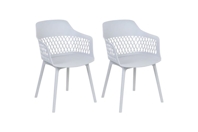 Set med 2 matstolar Almira, Grå