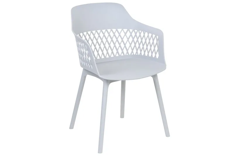 Set med 2 matstolar Almira - Grå - Möbler - Stolar & fåtöljer - Matstol & köksstol