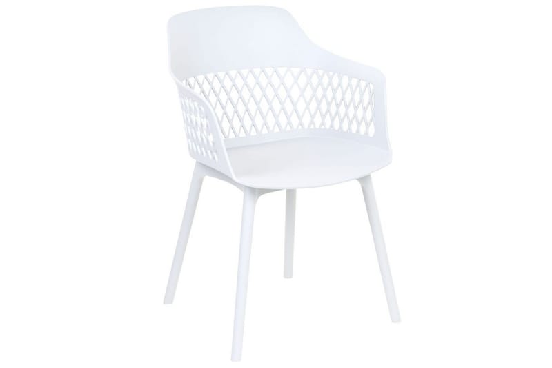 Set med 2 matstolar Almira - Vit - Möbler - Stolar & fåtöljer - Matstol & köksstol