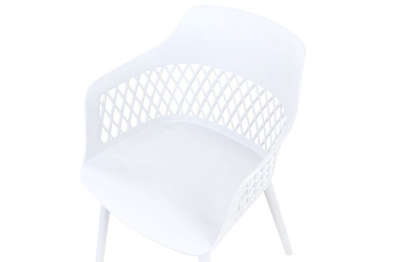 Set med 2 matstolar Almira - Vit - Möbler - Stolar & fåtöljer - Matstol & köksstol