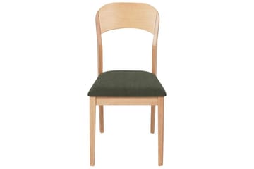 Set med 2 matstolar Alvin - Ljus trä, grön - Möbler - Stolar & fåtöljer - Matstol & köksstol
