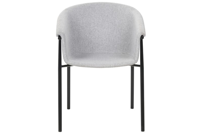 Set med 2 matstolar Ames - Grå, svart - Möbler - Stolar & fåtöljer - Matstol & köksstol