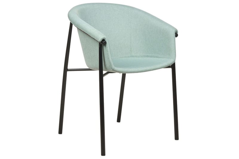 Set med 2 matstolar Ames - Grön, Svart - Möbler - Stolar & fåtöljer - Matstol & köksstol