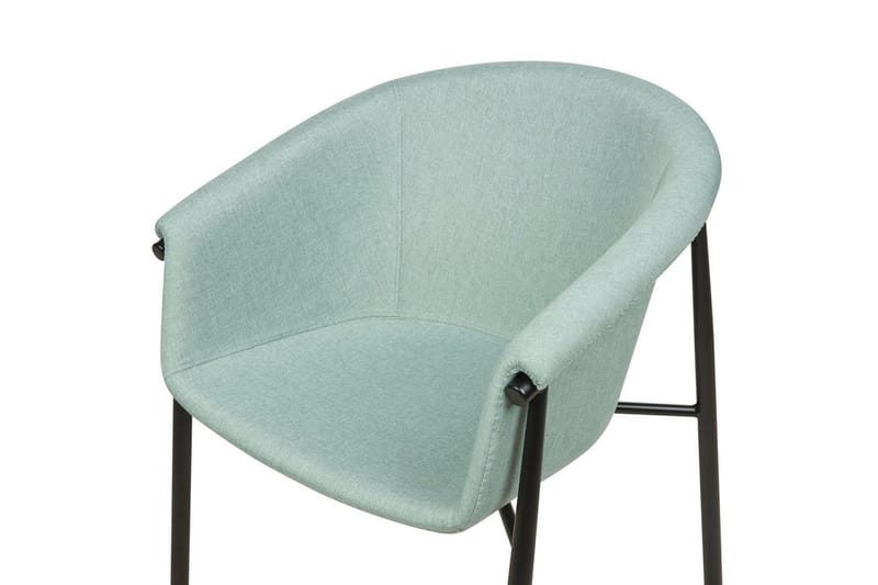 Set med 2 matstolar Ames - Grön, Svart - Möbler - Stolar & fåtöljer - Matstol & köksstol