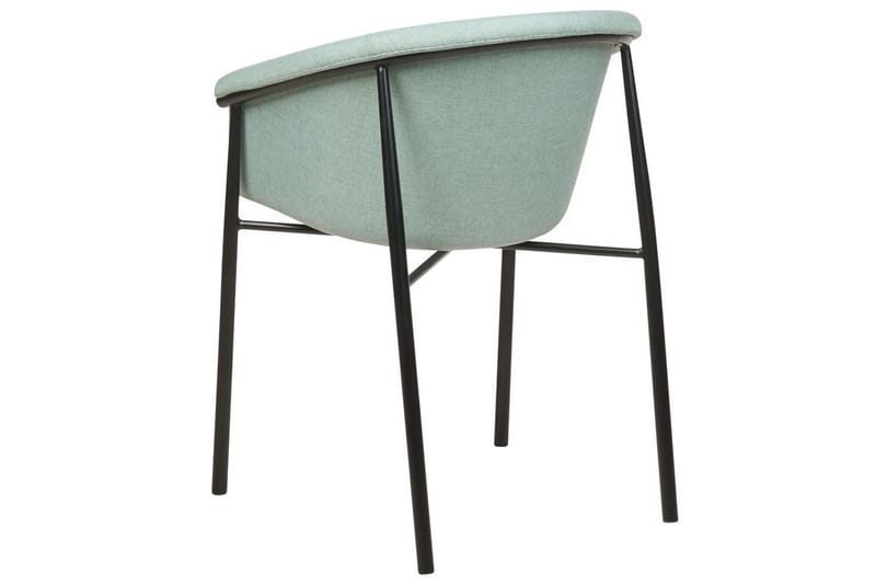 Set med 2 matstolar Ames - Grön, Svart - Möbler - Stolar & fåtöljer - Matstol & köksstol