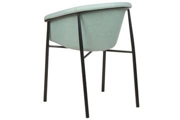 Set med 2 matstolar Ames - Grön, Svart - Möbler - Stolar & fåtöljer - Matstol & köksstol