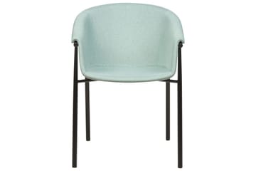 Set med 2 matstolar Ames - Grön, Svart - Möbler - Stolar & fåtöljer - Matstol & köksstol