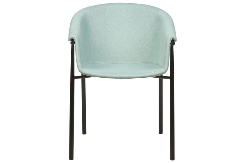 Set med 2 matstolar Ames - Grön, Svart - Möbler - Stolar & fåtöljer - Matstol & köksstol