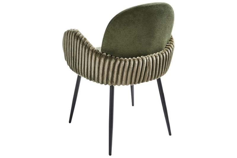 Set med 2 matstolar Amity - Grön, Svart - Möbler - Stolar & fåtöljer - Matstol & köksstol