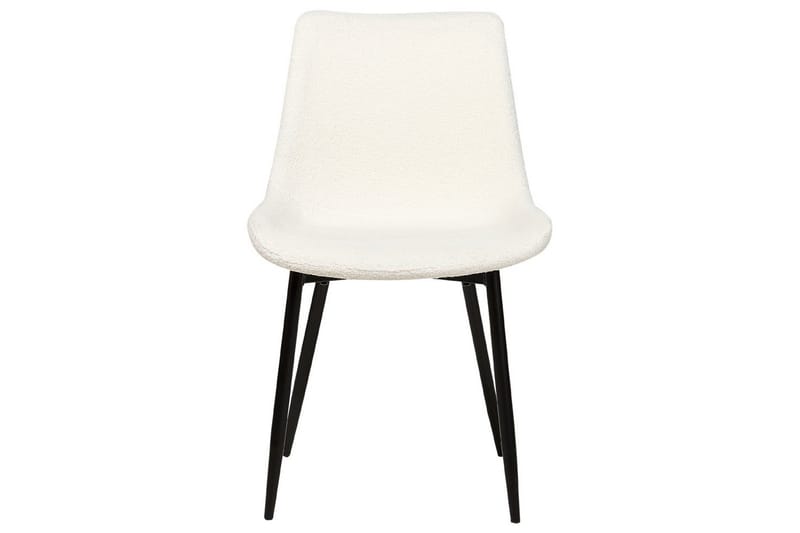 Set med 2 matstolar Avilla - Vit, Svart - Möbler - Stolar & fåtöljer - Matstol & köksstol
