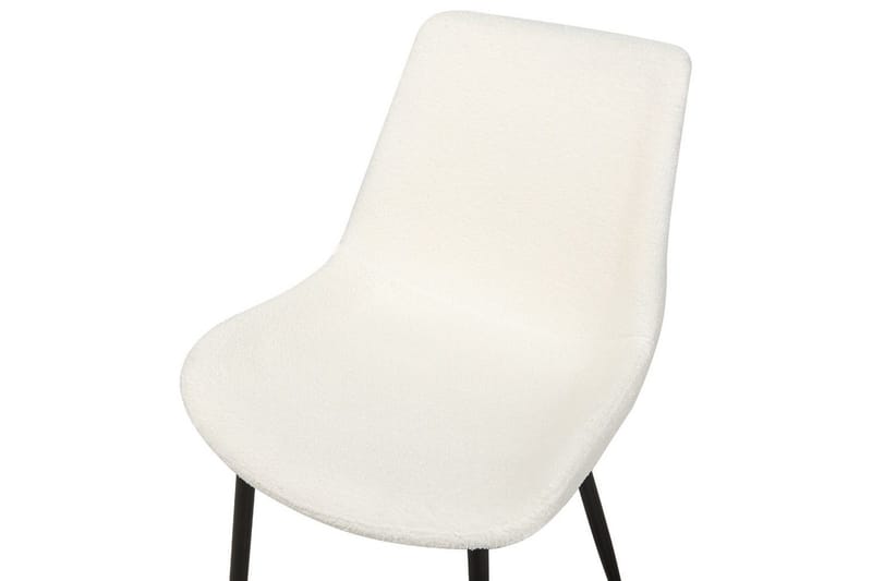 Set med 2 matstolar Avilla - Vit, Svart - Möbler - Stolar & fåtöljer - Matstol & köksstol