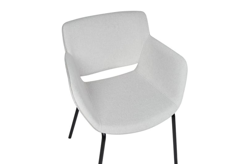 Set med 2 matstolar Axtel - Grå, svart - Möbler - Stolar & fåtöljer - Matstol & köksstol