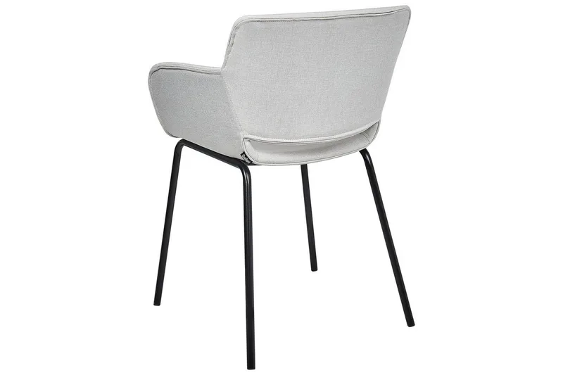 Set med 2 matstolar Axtel - Grå, svart - Möbler - Stolar & fåtöljer - Matstol & köksstol