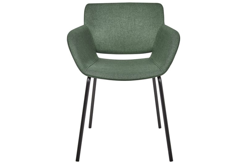 Set med 2 matstolar Axtel - Grön, Svart - Möbler - Stolar & fåtöljer - Matstol & köksstol