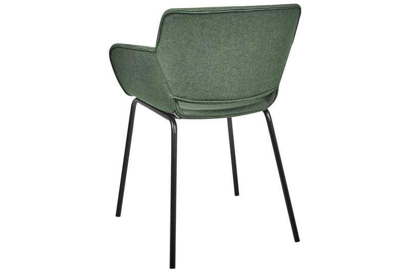 Set med 2 matstolar Axtel - Grön, Svart - Möbler - Stolar & fåtöljer - Matstol & köksstol