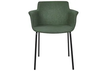 Set med 2 matstolar Belfield - Grön, Svart - Möbler - Stolar & fåtöljer - Matstol & köksstol