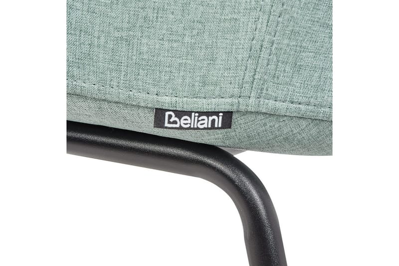 Set med 2 matstolar Belfield - Mintgrön, Svart - Möbler - Stolar & fåtöljer - Matstol & köksstol