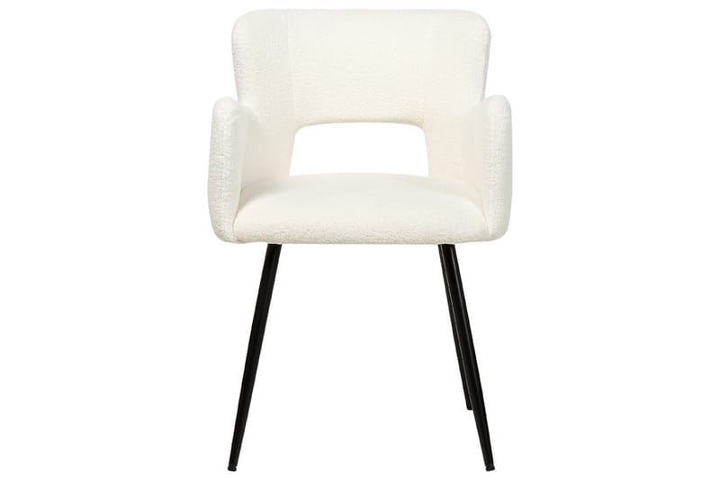 Set med 2 matstolar Bouclé Sanilac - Möbler - Stolar & fåtöljer - Matstol & köksstol