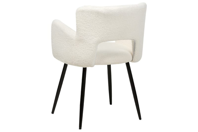 Set med 2 matstolar Bouclé Sanilac - Möbler - Stolar & fåtöljer - Matstol & köksstol