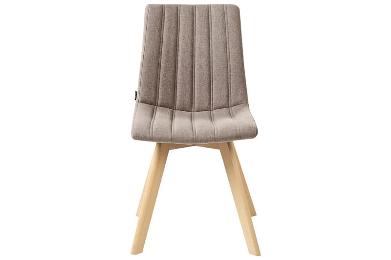 Set med 2 matstolar Calgary - Brunt, ljust trä - Möbler - Stolar & fåtöljer - Matstol & köksstol