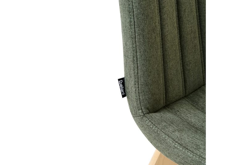 Set med 2 matstolar Calgary - Grönt, ljust trä - Möbler - Stolar & fåtöljer - Matstol & köksstol