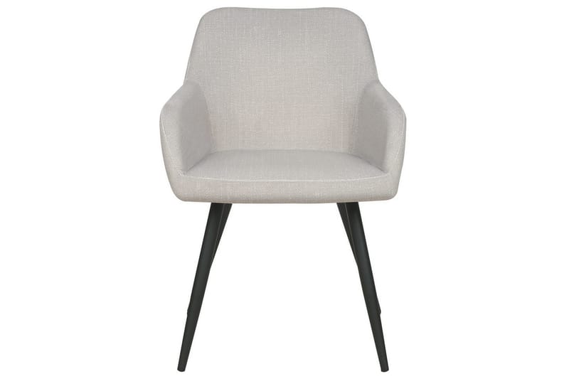 Set med 2 matstolar Casmalia - Beige, svart - Möbler - Stolar & fåtöljer - Matstol & köksstol