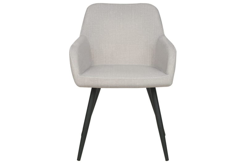 Set med 2 matstolar Casmalia - Beige, svart - Möbler - Stolar & fåtöljer - Matstol & köksstol