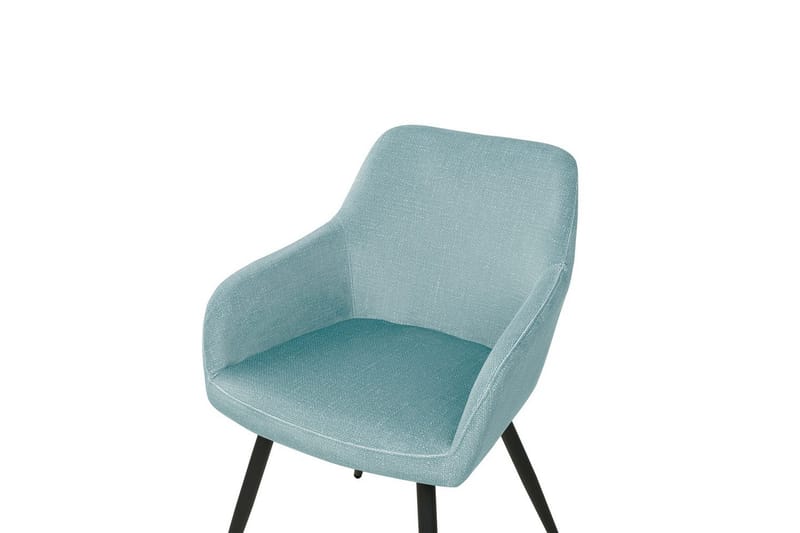 Set med 2 matstolar Casmalia - Blå, Svart - Möbler - Stolar & fåtöljer - Matstol & köksstol