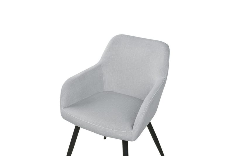 Set med 2 matstolar Casmalia - Grå, svart - Möbler - Stolar & fåtöljer - Matstol & köksstol