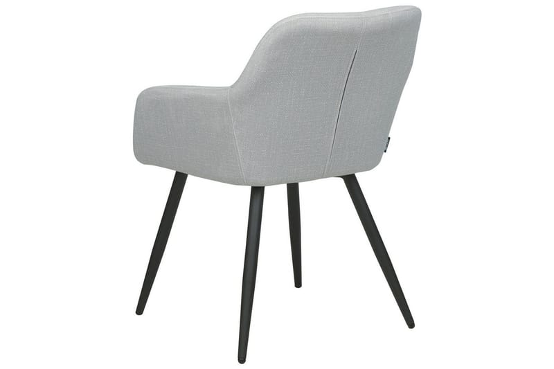 Set med 2 matstolar Casmalia - Grå, svart - Möbler - Stolar & fåtöljer - Matstol & köksstol